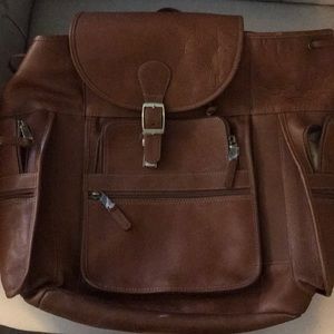 Clava leather backpack